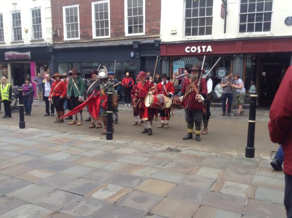 Worcester Re-enactors at the Guildhall